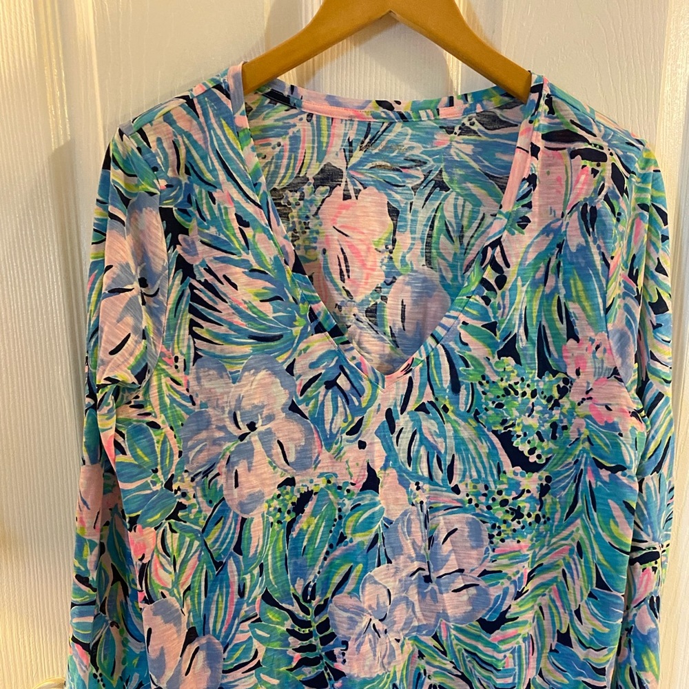 Lilly Pulitzer 3/4 sleeve top